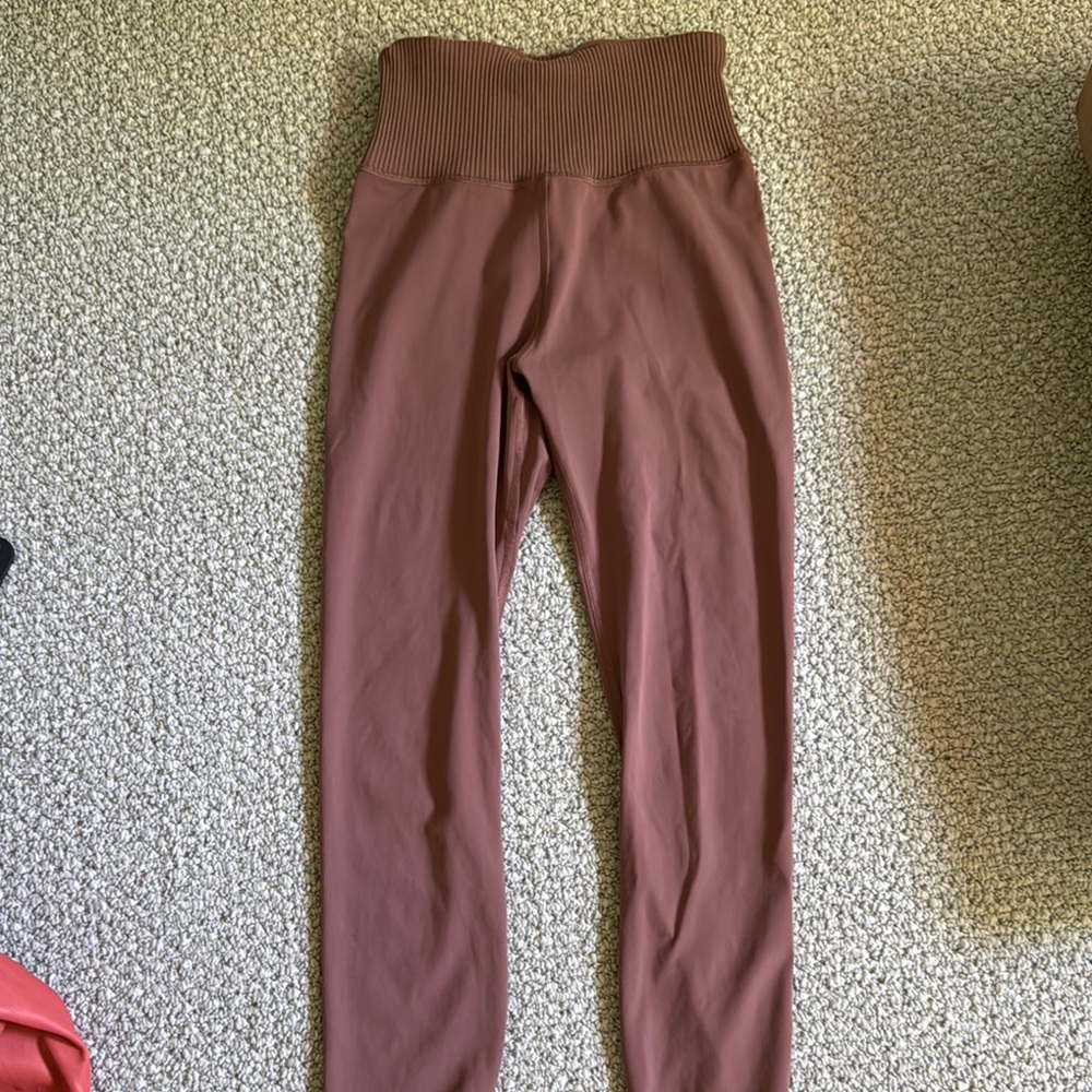 Vuori Ribbed Clay Leggings